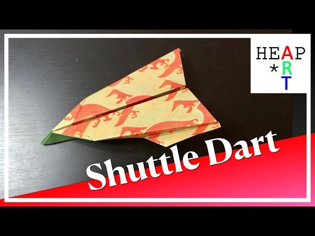 Paper Plane 031 : Shuttle Dart by Michael G. LaFosse (100 Exotic Paper Airplanes)