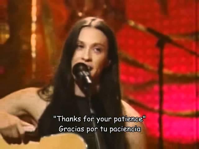 Alanis Morissette - Head over feet - unplugged (español)