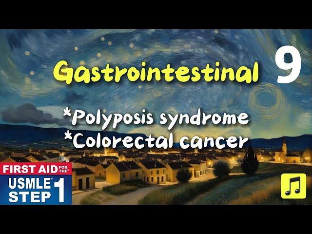 First Aid USMLE step 1 Gastrointestinal *Polyposis syndrome *Lynch *Colorectal cancer Colonic polyp