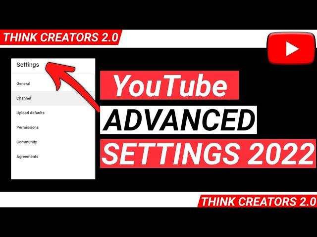 Youtube Advance Settings/Technical Haroon/