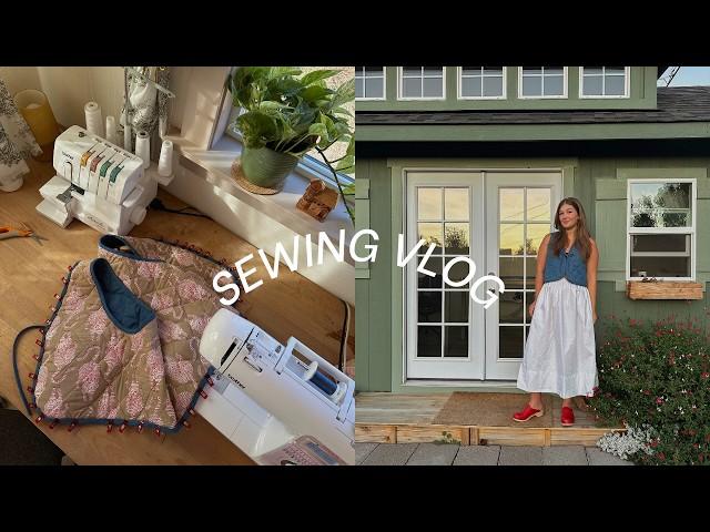 Attempting to sew my fall wardrobe in ONE DAY | Sewing Vlog