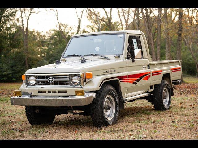 1996 Toyota Land Cruiser FZJ75 Pickup Truck 4x4 70 Series 1FZ 24 Valve 5 Speed For Sale Car Cave