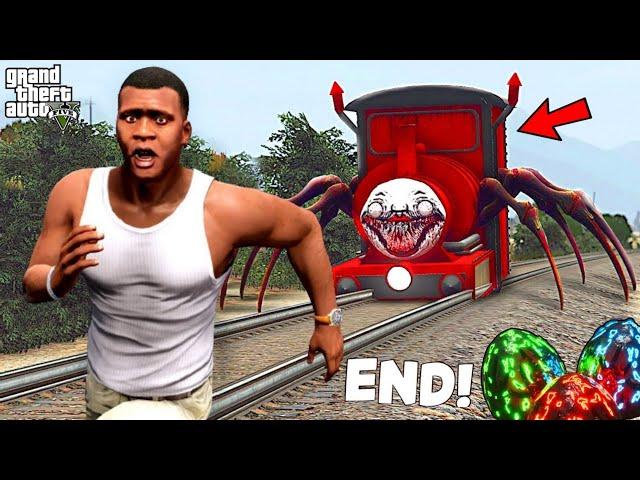 Choo Choo Charles ATTACK In GTA 5 | Found Franklin CHARLES EGGS | Lovely Boss