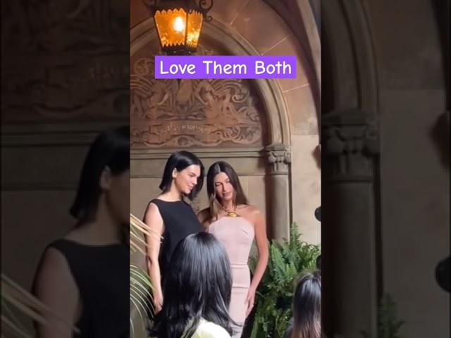 Kendall & Hailey attend the Vogue World announcement