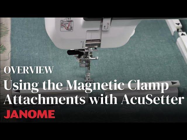 Using the Magnetic Clamp Attachments with AcuSetter