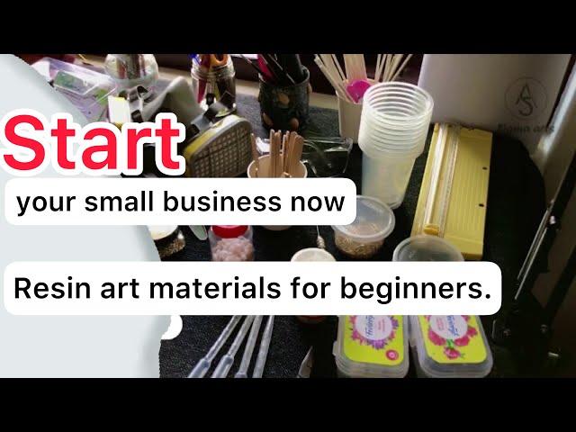 Start your small business now | Resin art materials for beginners | #resinbusiness #resinart