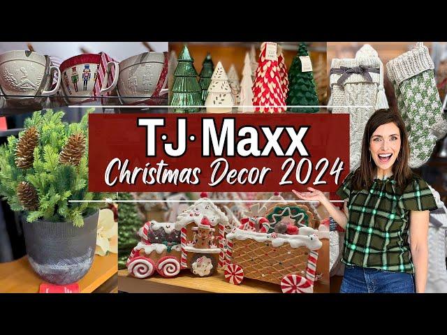 Amazing NEW TJ Maxx Christmas Decor Finds!  | Holiday Shop with Me 2024