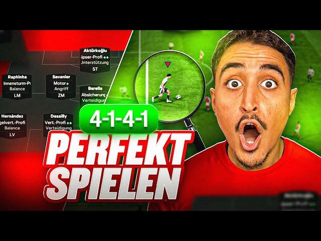 Meine 4-1-4-1 TAKTIKEN perfekt spielen & BESSER werden in EA FC 25! 