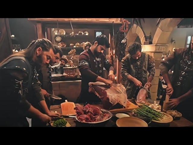 Osman bey is cutting the meat  (Eid-ul-Adha ) || #osmanbey #balahatun #osbal #kuruluşosman #özge