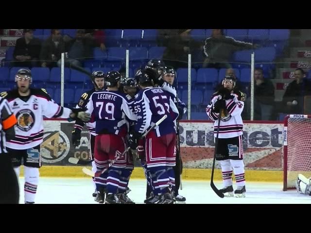 Éperviers de Sorel-Tracy vs Blizzard de Trois Rivières 09-01-16