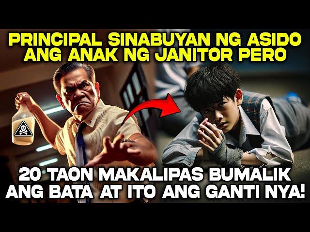 Principal, Sinabuyan ng Asido ang Anak ng Janitor pero hindi nya Akalain ang Ganti nito!