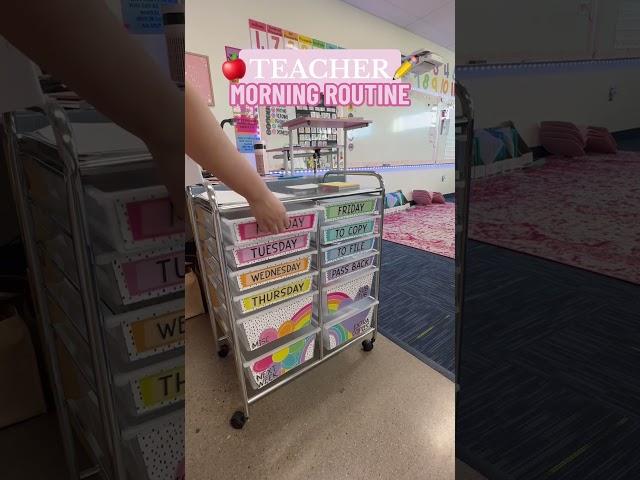 Teacher morning routine! #teacher