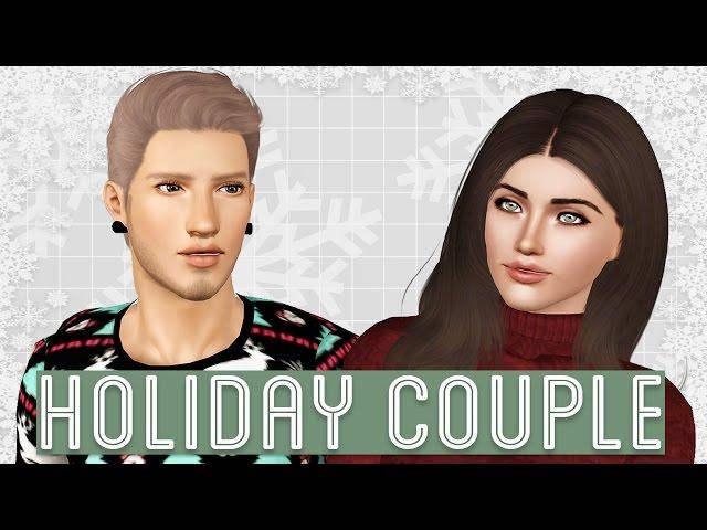 Holiday Couple | A Sims 3 CAS | A Collab with AuroraSims + CC LIST!