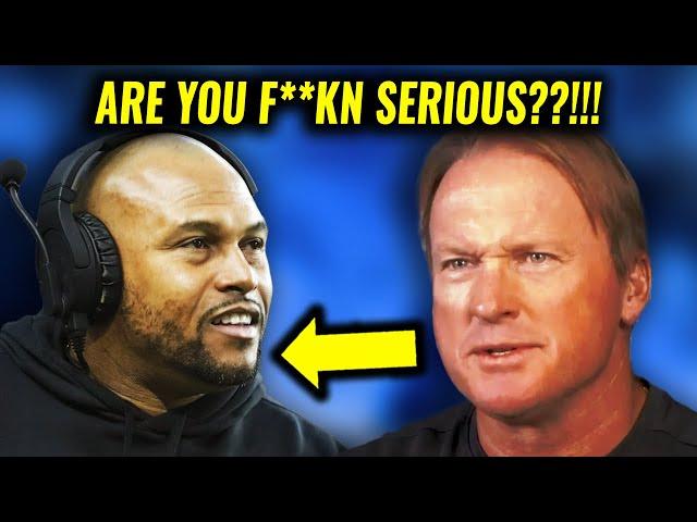 Jon Gruden CANNOT BELIEVE HE SAID THIS....