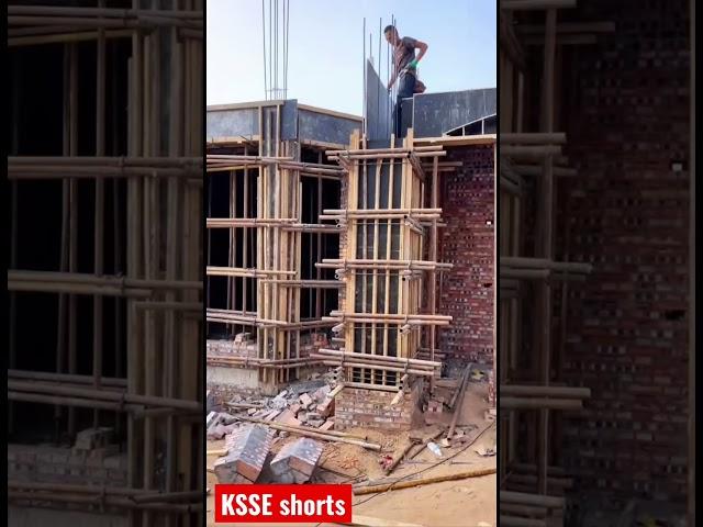 Easy way to add an additional story to Brick masonry structure #innovation #learning #construction