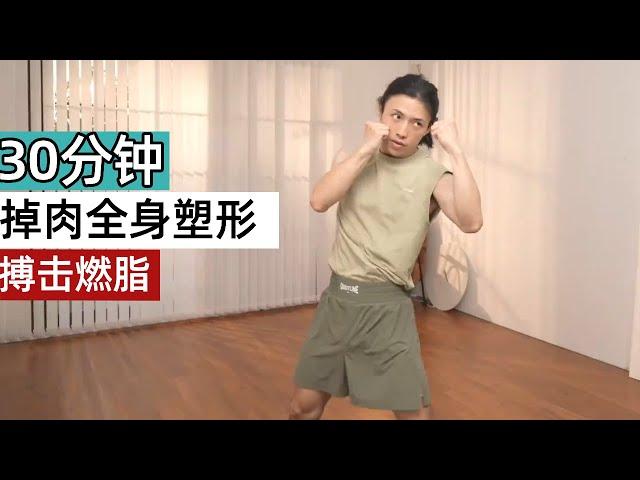 30分钟拳法基础教学，搏击燃脂，轻松掉肉全身塑形 | Basic Boxing Teaching, Fighting And Fat Burning#健身#燃脂#搏击#拳法#运动【范李猿LeeFAN】