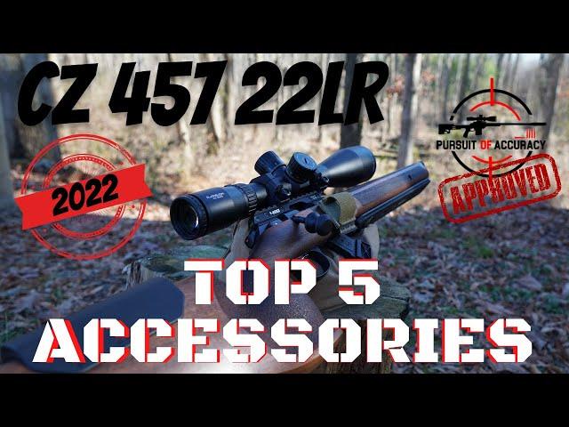 CZ 457 22LR TOP 5 ACCESSORIES (THE REAL DEAL)