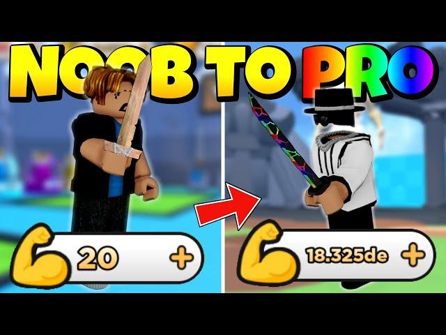 I Went Noob To PRO In Pull A Sword Roblox