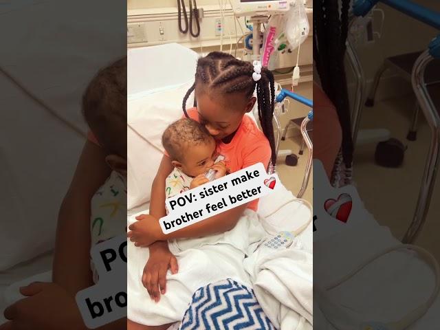 She cried for her brother #cherryberry #siblings #cute