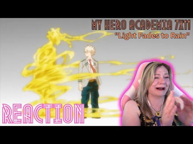 MY HEART IS BROKEN! My Hero Academia 7x11 "Light Fades to Rain" - reaction & review