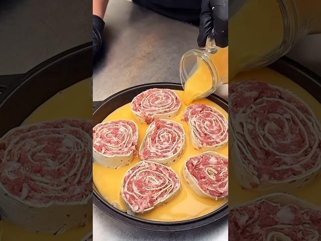 또띠아 고기말이 계란찜 #food