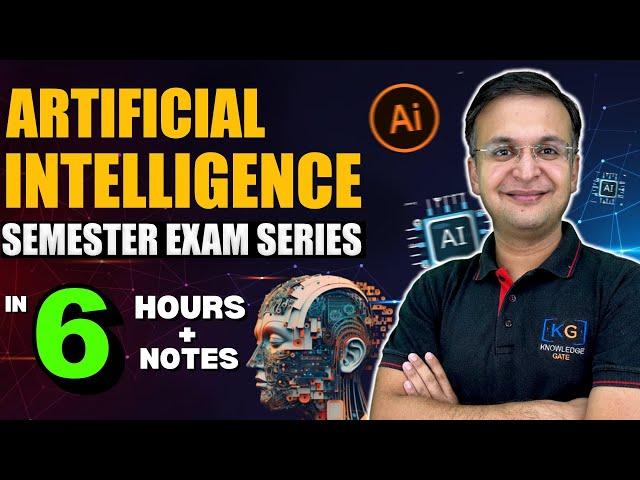 Complete AI Artificial Intelligence in one shot | Semester Exam | Hindi