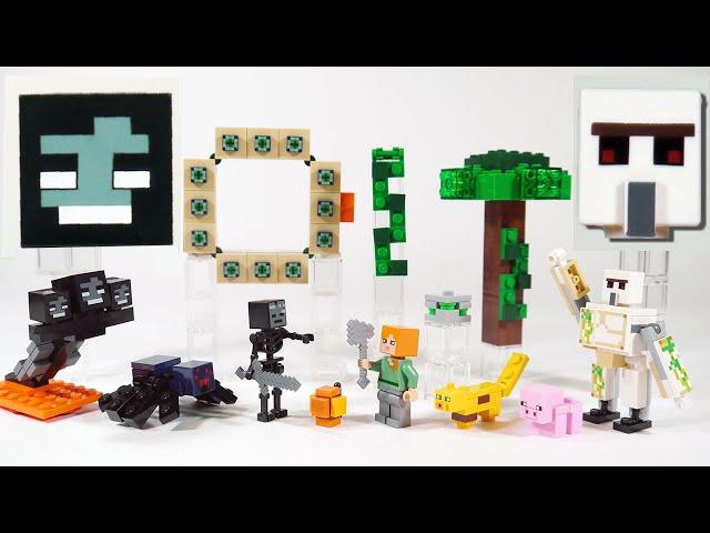 LEGO Minecraft 2016 Sets  - New Mobs and Items