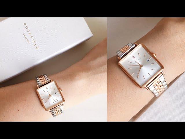 Rosefield The Boxy Watch (Silver Rose Gold) Review