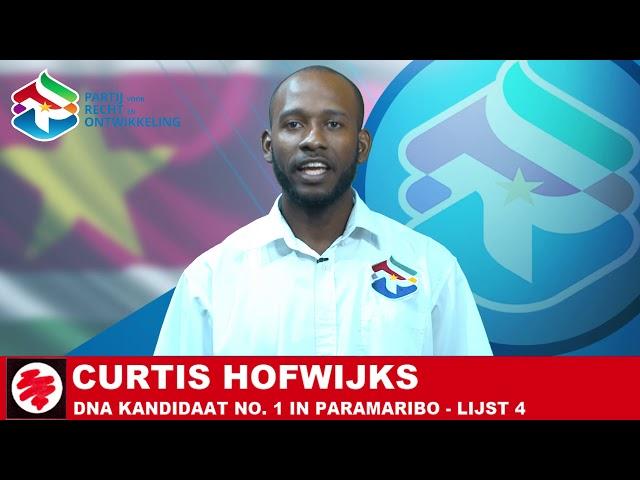 Curtis Hofwijks - DNA kandidaat Paramaribo (lijsttrekker) - #KiesPRO