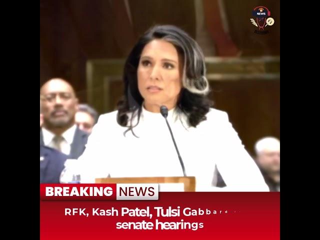 Desitdown News (RFK, Kash Patel, Tulsi Gabbard face senate hearings) #desitdown #news