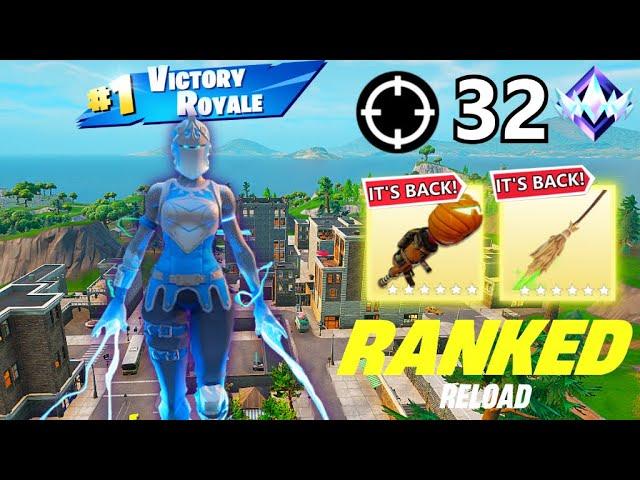 RANKED OG Fortnite Reload | High Kill Gameplay | Keyboard And Mouse | 32 Kills