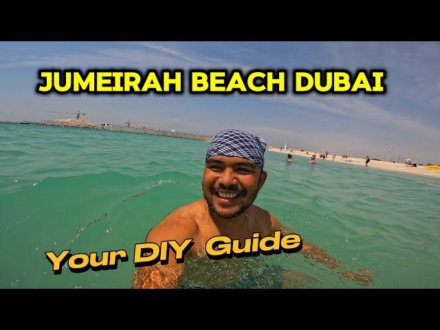 How to go to Jumeirah Beach in Dubai using public transportation?