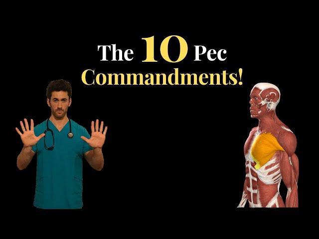 The 10 Pec Commandments!!! (How to Fill Out All Sections of Your Chest!)