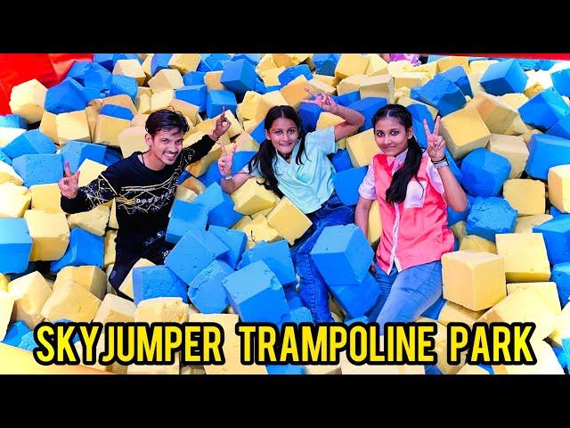 Fun at SkyJumper Trampoline Park |Visiting India Gate and waste to wonder park | Delhi trip part-3