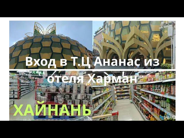 Хайнань.Дадунхай.В гостях у отеля Дадунхай.Вход из отеля Харман вТЦ Ананас.ноябрь (7 выпуск)