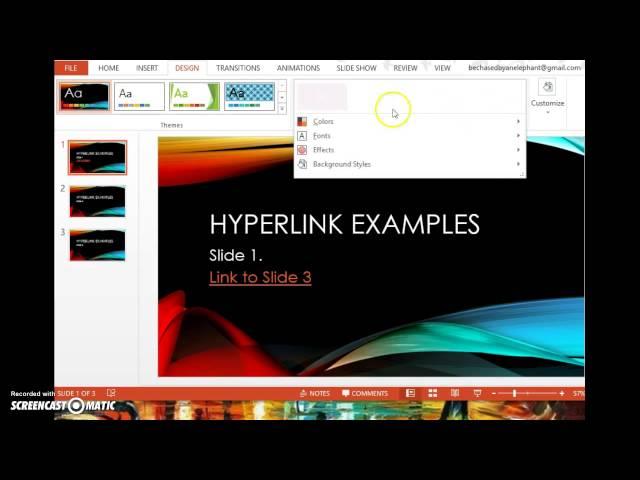 How to Change Color of Hyperlink in PowerPoint