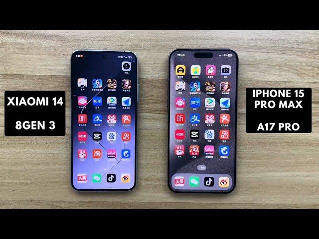 Xiaomi 14 VS iPhone 15 Pro Max | SPEED COMPARISON