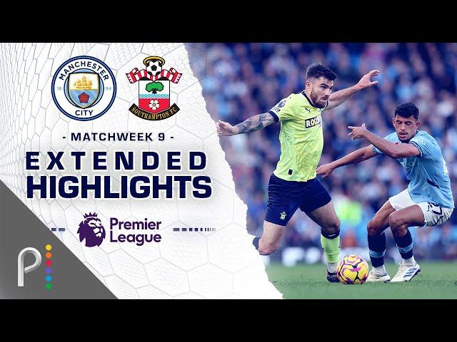 Manchester City v. Southampton | PREMIER LEAGUE HIGHLIGHTS | 10/26/2024 | NBC Sports