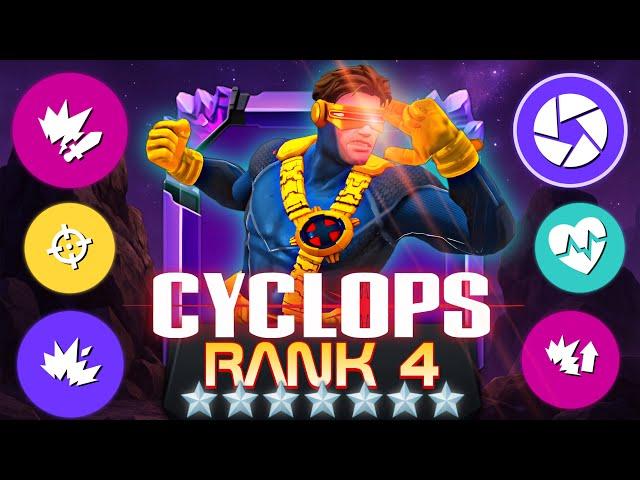 CYCLOPS in RANK 4 BECOMES MY FAVORITE MUTANT! | CYCLOPS IS GOD, FUN AND EASY TO USE! | MCOC