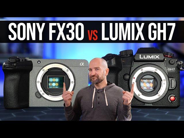 Sony FX30 vs. Panasonic LUMIX GH7 - The Choice is Easy!?