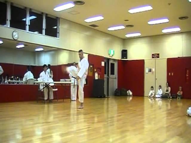 performing wan su for my green belt test