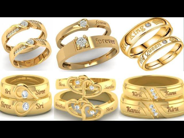 Most Trending couple Rings//Latest couple rings//Engagement Rings//Gold couple rings//Rings//winika