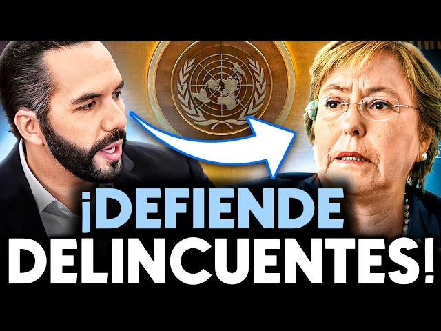 ¡SE DEFENDIÓ! NAYIB BUKELE fue BRUTAL contra MICHELLE BACHELET por CRITICA a MEDIDAS de SEGURIDAD