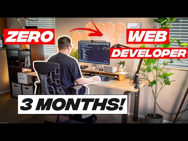 How I Became a Web Developer In 3 MONTHS & Got Hired (No Degree, No Bootcamp)