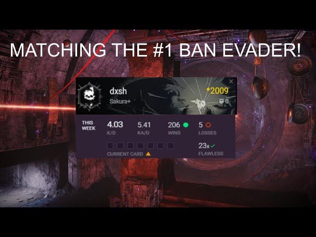 MATCHING THE #1 BAN EVADER IN TRIALS