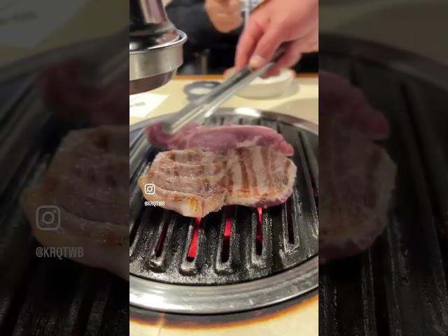 Korean BBQ in Seoul, South Korea 