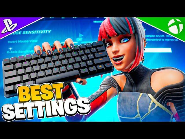 NEW Best Keyboard SETTINGS in SEASON 4 + Sensitivity (PS5/PC/XBOX)
