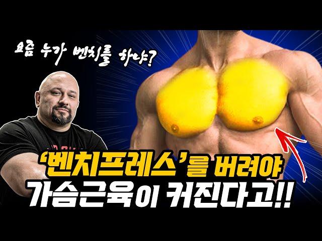 왜 멍청하게 '벤치 프레스'에 집착하지?? (가슴근육 키우는 인클라인 프레스 운동 루틴)