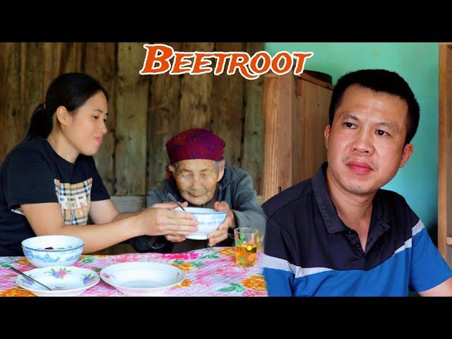 Beetroot Sweet Soup for Grandma and My Husband's Worried Eyes