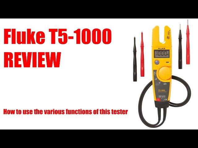 Fluke T5-1000 Electrical Tester [REVIEW] #electrical #fluke #tester #electricaltester #testmeter